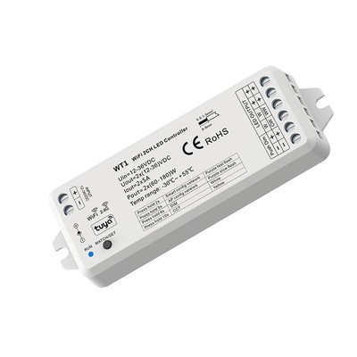 Se LEDlife rWave dmper/CCT controller - Tuya Smart/Smart Life, Tryk for dmpning, 12V (60W), 24V (120W) hos LEDProff DK