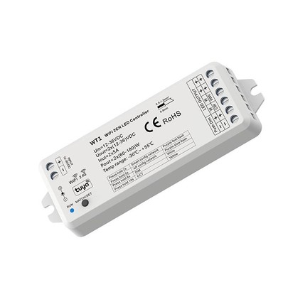 LEDlife rWave dæmper/CCT controller - Tuya Smart/Smart Life, Push-dim, 12V (60W), 24V (120W)