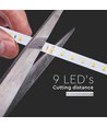 5m 4W/m LED strip, 200lm/W, RA90 - 24V, IP20, 4000K, 90 LED pr. meter
