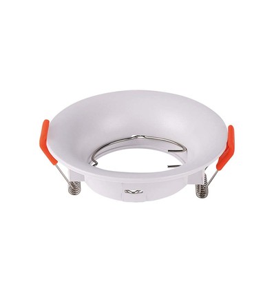Downlight uden lyskilde - Hul: Ø8 cm, Mål: Ø8,8 cm, passer til GU10 og MR16