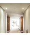 Downlight med sort reflektor uden lyskilde - Hul: Ø7,2 cm, Mål: Ø8,5 cm, passer til GU10 og MR16