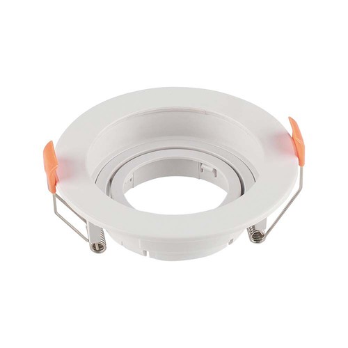 EN: VT-934 GU10 FITTING ROUND WHITE