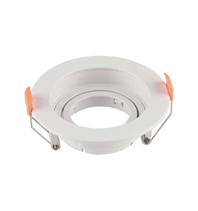 EN: VT-934 GU10 FITTING ROUND WHITE