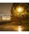 30W LED gadelampe med sensor - Samsung LED chip, 100lm/W, IP65, kold hvid, grå, inkl. justerbar adapter
