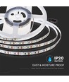 10m 8W/m LED strip - 24V DC, IP20, 120 LED pr. meter