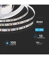 10m 8W/m LED strip - 24V DC, IP20, 120 LED pr. meter