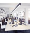 40W LED lineært pendelarmatur, sort - Samsung LED chip, 6400K, 120cm, 5 års garanti