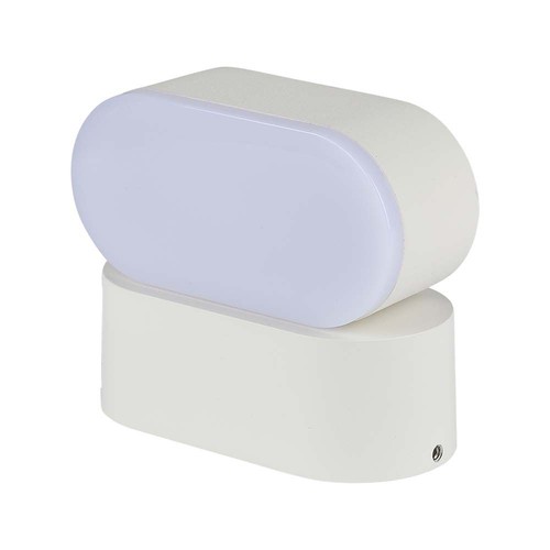5W LED Væglampe - 4000K, Hvidt hus
