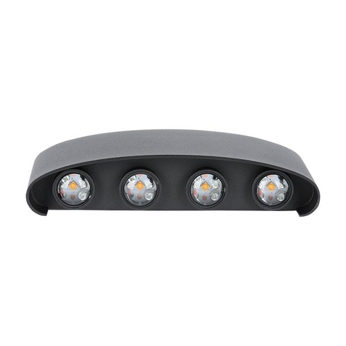 7W Væglampe - 3000K, LED, Sandblack