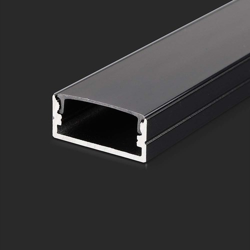 Monteringssæt - LED-strip, 2000x23,5x10mm, Sort