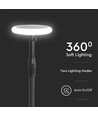 2 stk. 3W LED solcelle havelampe - IP65, 2-i-1 spyd eller fod, højdejusterbar 42-80cm, sort/hvid, inkl. batteri
