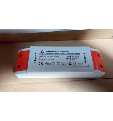 Outlet: 21W / 300mA LED driver - 50V-70V