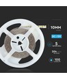 5m 17W/m LED strip - 12V, IP20, 204 LED pr. meter, varm hvid