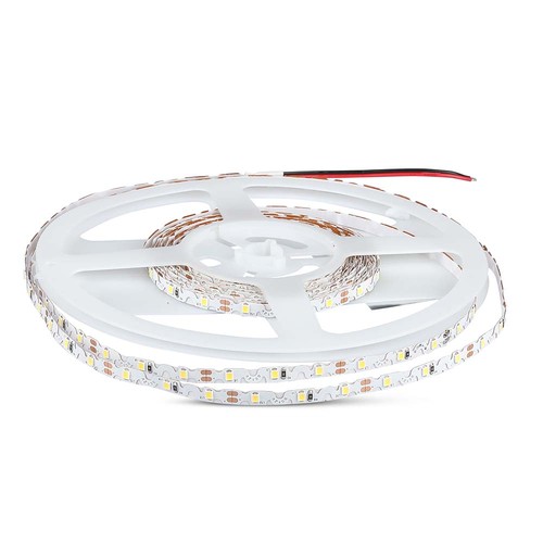 12V ZigZag 5W/m LED strip - 5m, 60 LED pr. meter, IP20