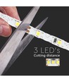 12V ZigZag 5W/m LED strip - 5m, 60 LED pr. meter, IP20