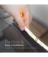 12V ZigZag 5W/m LED strip - 5m, 60 LED pr. meter, IP20