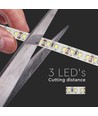 5m 12W/m LED strip, Samsung LED chip - 12V, 120 LED pr. meter, IP20, 10mm bredde