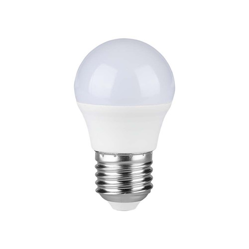 3 stk. E27 4,5W LED kronepærer - G45, 4000K, erstatter 40W