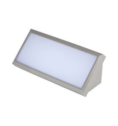 12W LED Landskab Udendørs Soft Light Medium - 4200K, Grå Hus