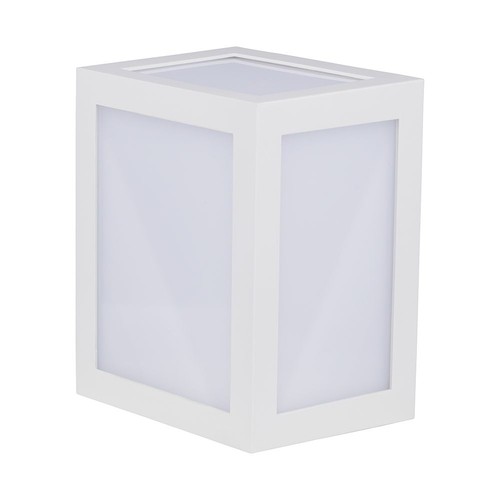 12W LED væglampe - 3000K, hvid, hus