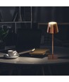 3W bordlampe - LED, genopladelig, touch, dæmpbar, 4000K, guld, hus