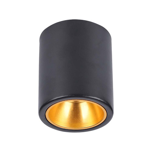 Påbygning GU10 Lampe Rund Sort