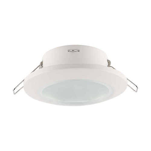 GU10 - lampe, rundt, hvid
