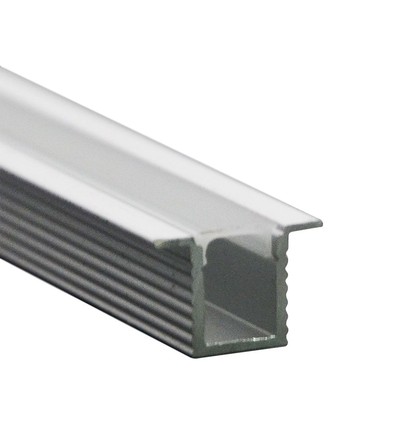 Monteringssæt - Diffuser til LED-Strip Nedsænket, 2000 mm
