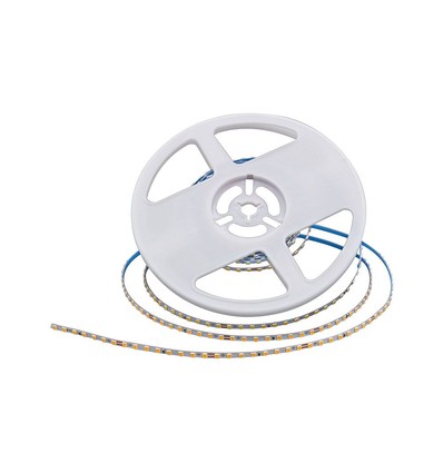 5m 9W/m LED strip, 128 LED pr. meter - 24V, IP20, 3000K, 127lm/W