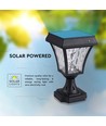LED Solcelle Standerlampe - CCT 3i1, Mat Sort Hus