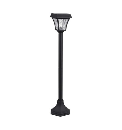 LED solcelle havelampe - CCT 3i1 mat sort hus