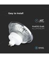 GU10 12W dæmpbar AR111 LED pære - RA90, 6400K, 40 grader, 1031lm