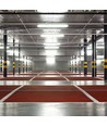 120cm 36W vandtæt komplet LED armatur med nødlys - Samsung LED chip, 120lm/W, IP65, 4000K, 3 timers batteridrift
