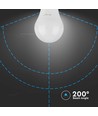 3 stk. E27 10,5W LED pære - A60, mat glas, 3000K, 1055lm, 3-pak