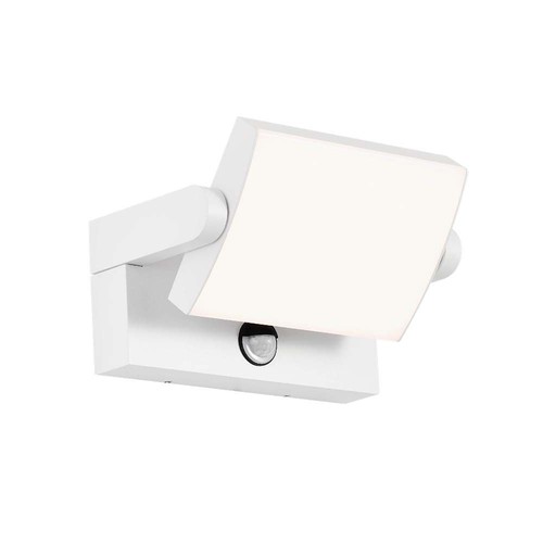 17W LED væglampe med sensor - IP65, 2580lm, hvid, 3000K, PIR sensor