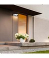 17W LED væglampe med sensor - IP65, 2580lm, hvid, 3000K, PIR sensor