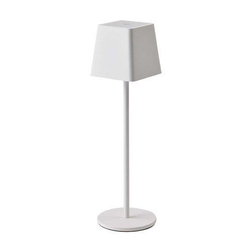 LED 2W Bordlampe - 3000K, Hvid, Hus