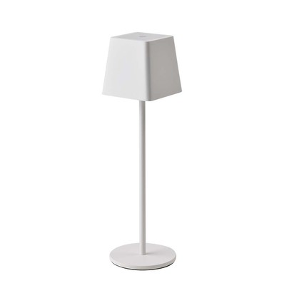 Opladelig LED bordlampe Inde/ude - Hvid, touch dæmpbar, IP54, varm hvid lys