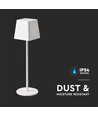 LED 2W Bordlampe - 3000K, Hvid, Hus