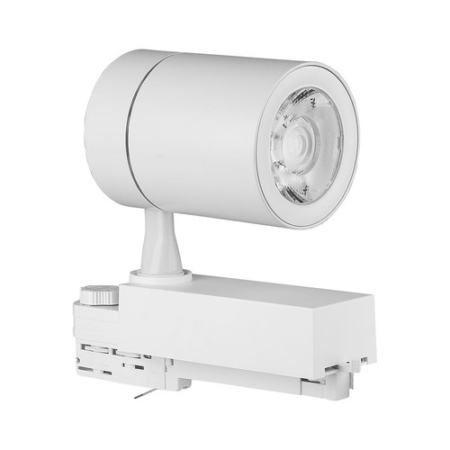 VT-444 skinnespot 35W - 6400K, hvid hus