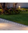1W LED Nedgravningsspot - Lys 6400K, Hvid