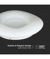 20W LED Designer Overfladevedhæng - Farveskift, Ø300xH80, Dæmpbar, Hvid