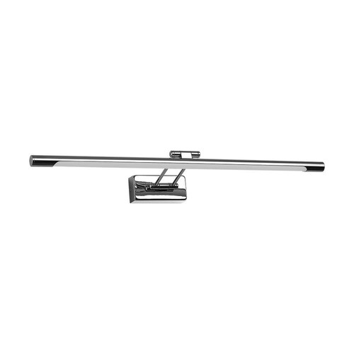 64cm billede/spejllampe 12W LED - Krom, 3000K, vipbar, inkl. lyskilde