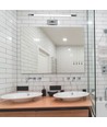 13W LED Billede-/Spejllampe - Krom, 3000K, Ø640mm