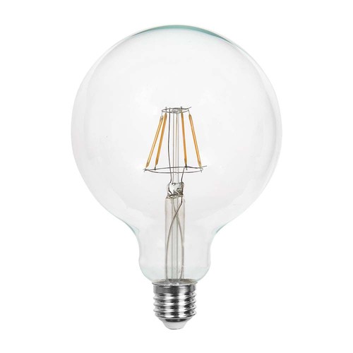 G125 LED Pære 12W E27 - Kultråd, Klar Overflade, 6500K