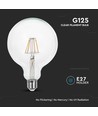 G125 LED Pære 12W E27 - Kultråd, Klar Overflade, 6500K