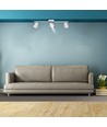 18W LED Væglampe - 3000K, Hvid