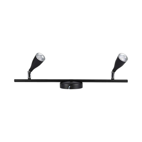 9W LED Væglampe - 4000K, Sort