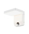 17W hvid kvadratisk væglampe med sensor - 2580lm, IP65, 4000K, PIR sensor