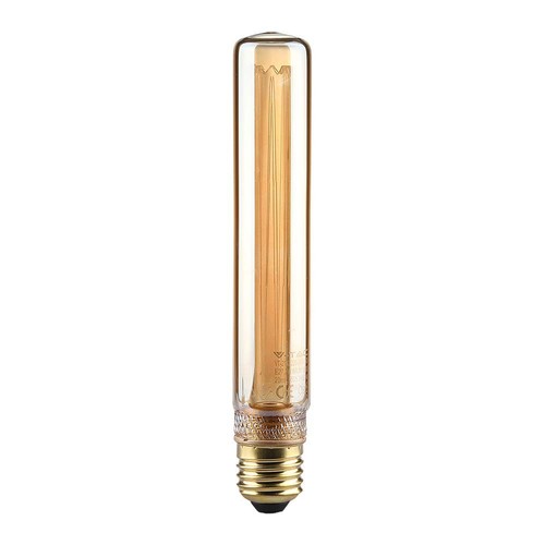T30 LED pære 2W E27 - Amber glas, ART kultråd, 1800K